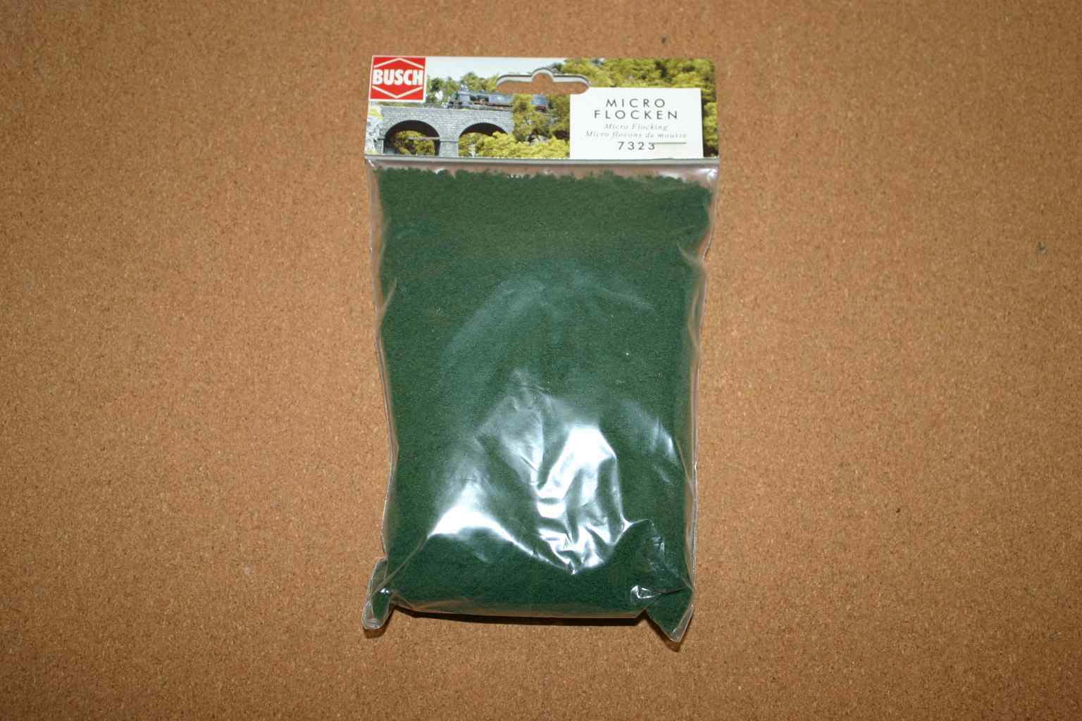 Busch 7323 Dark Green Fine Flocking 500ml 1 Busch 7323 Dark Green Fine Flocking 500ml