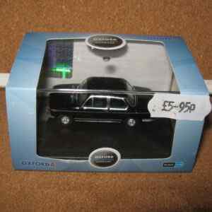 Oxford Diecast 76BM02004 BMW 2002 Black (Automobile) 1:76 Scale