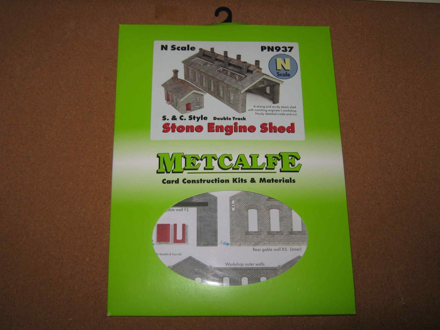 Metcalfe PN937 Stone Engine Shed Settle & Carlisle Style Double Track N Scale Card Kit 1 Metcalfe PN937 Stone Engine Shed Settle & Carlisle Style Double Track N Scale Card Kit
