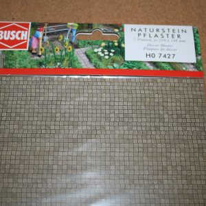 Busch 7427 Decorative Pavement 210 X 148mm 2 Sheet Pack