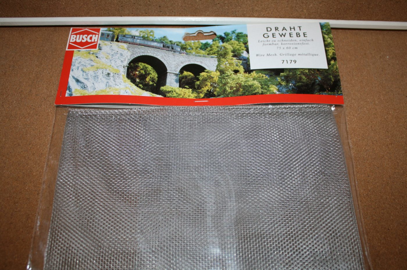 Busch 7179 Fine Wire Mesh For Sub Structure 75 x 60 cm 2 Busch 7179 Fine Wire Mesh For Sub Structure 75 x 60 cm - Image 2