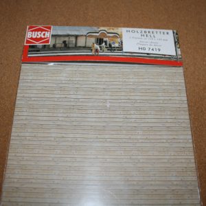 Busch 7419 Light Timber Planking or Fencing,