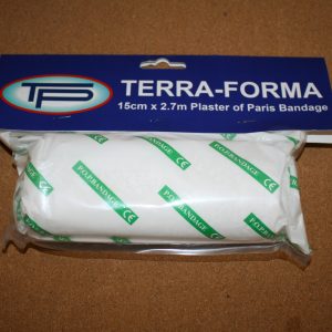 Terra Forma, Mod Roc, Plaster of Paris Bandage Size 15cm x 2.7m
