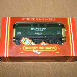 Hornby R215 Cattle Wagon 'Harvey Brothers' Louth Pre-Owned