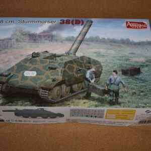 Amusing Hobby 35A009 28cm Sturmmorser 38(D) Model Kit 1/35 Scale