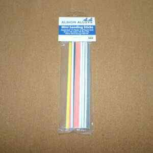 Albion Alloys 360 Mini Sanding Sticks Assorted 15 Pack