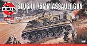 Airfix A01306V Stug III 75mm Assult Gun Airfix Vintage Classix 1/76 Scale