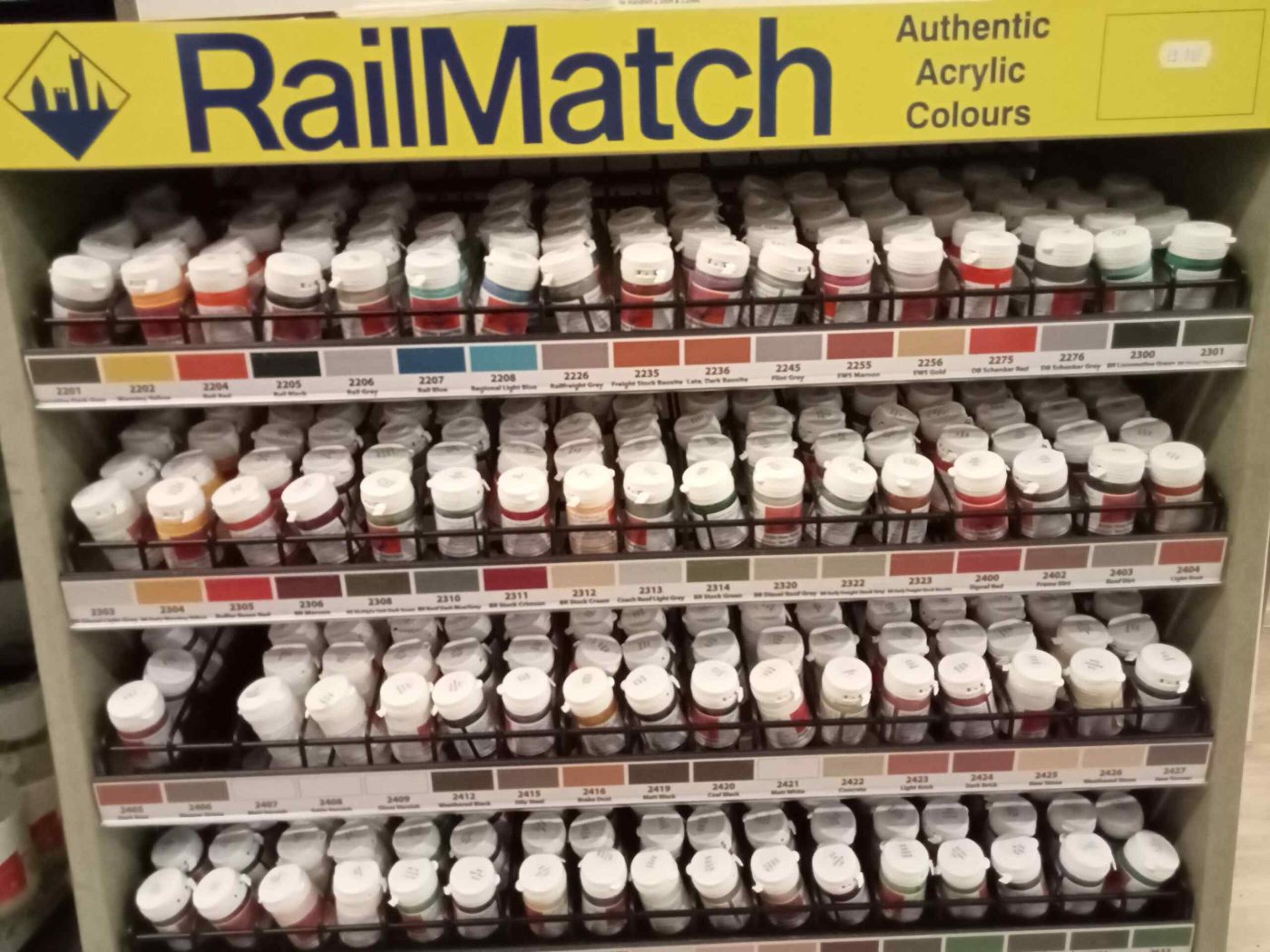 Railmatch Acrylic Paints 1 Railmatch Acrylic Paints