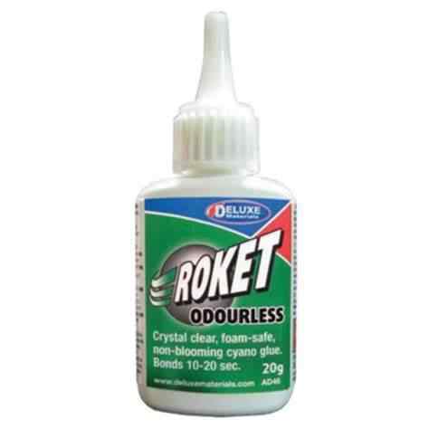 DeLuxe Rocket Odourless Glue AD46 20g 1 DeLuxe Rocket Odourless Glue AD46 20g