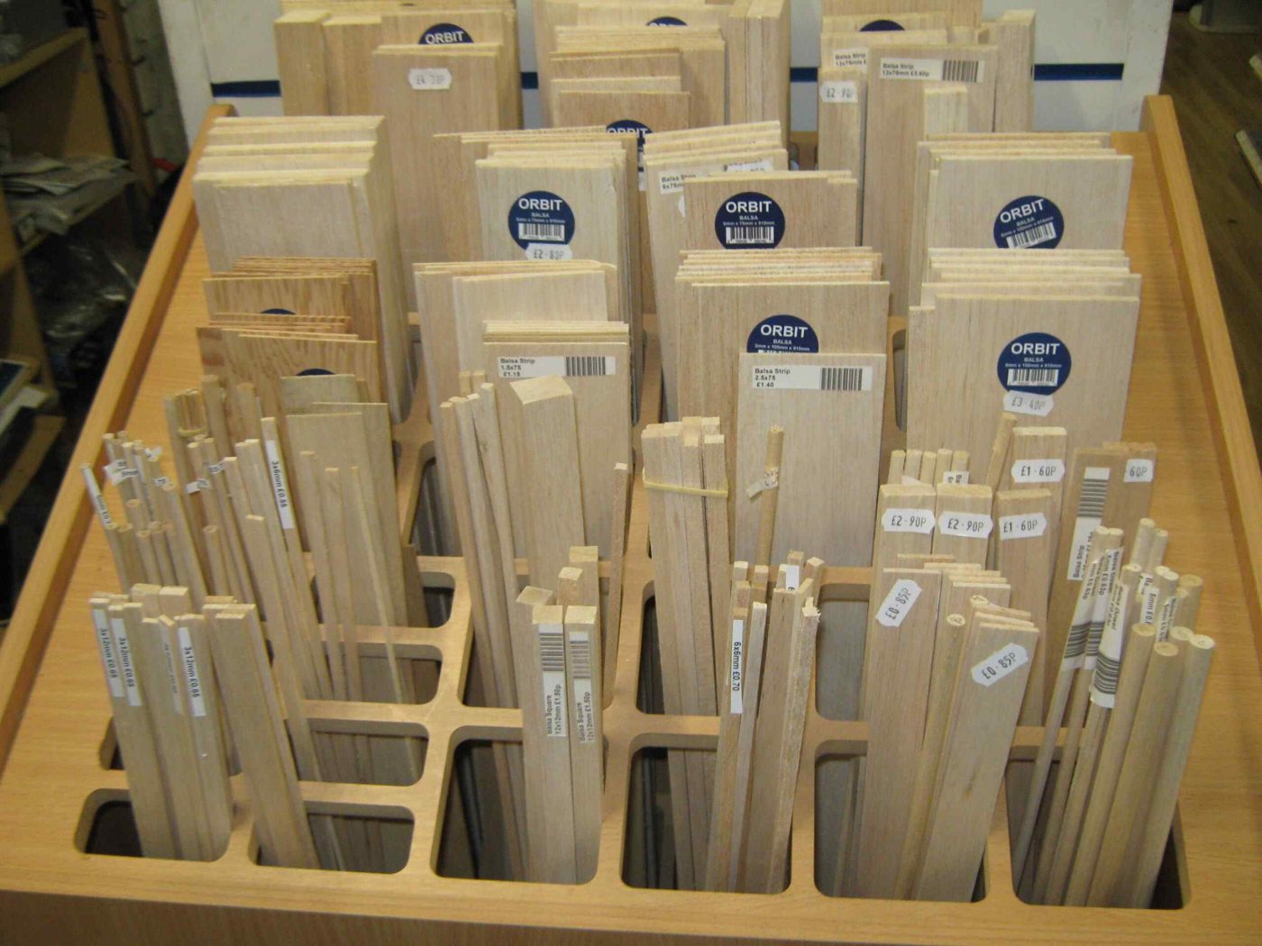 Balsa Wood and Hardwoods (Non-Shippable) 1 Balsa Wood and Hardwoods (Non-Shippable)