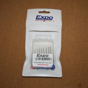 Expo Tools 11510 8pc HSS Drill Set 1.1-1.8mm