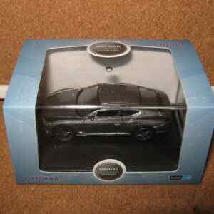 Oxford Diecast 76BCGT002 Bentley Continental GT Tungsten (Automobile) 1:76 Scale