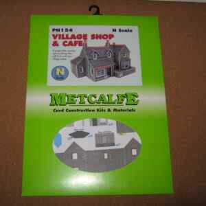 Metcalfe PN154 Village Shop & Cafe N Scale Card Kit