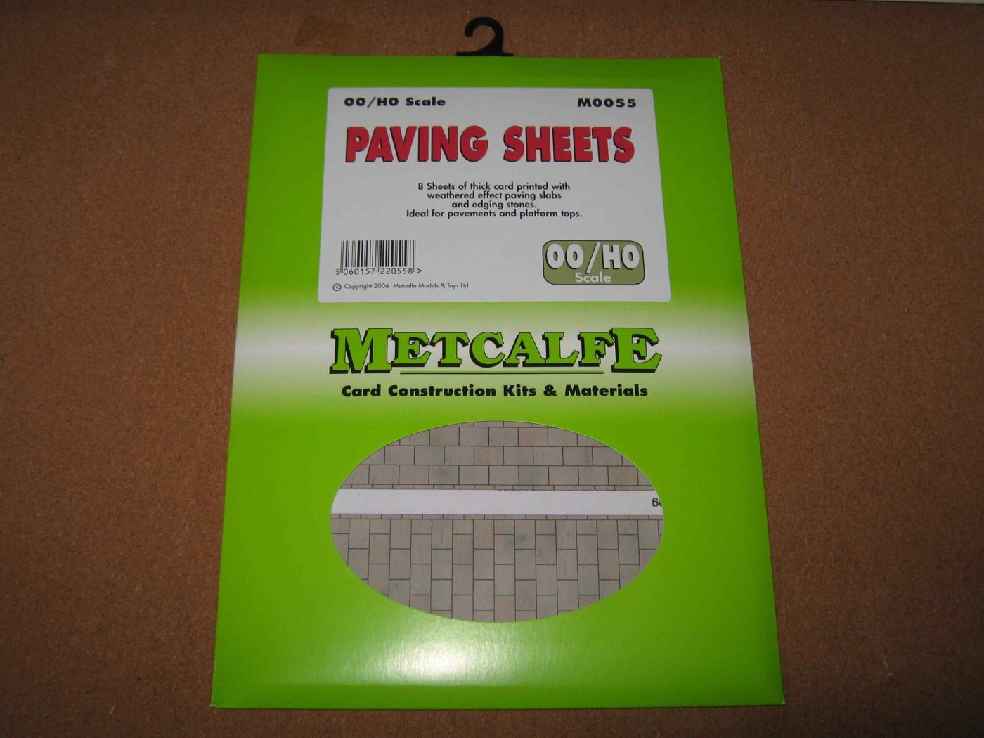 Metcalfe M0055 Paving Sheets OO/HO Scale Card Kit 1 Metcalfe M0055 Paving Sheets OO/HO Scale Card Kit