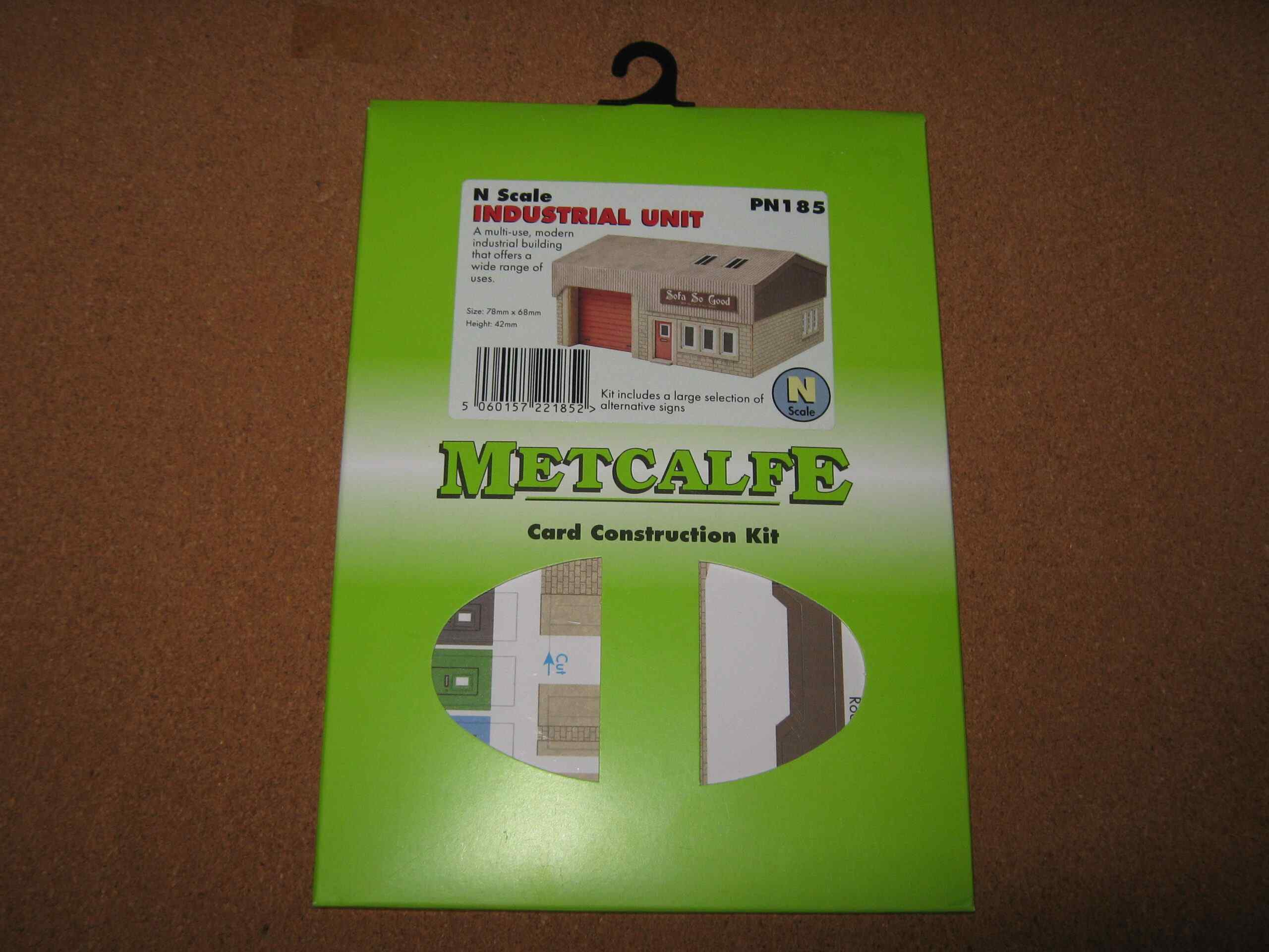Metcalfe PN185 Industrial Unit N Scale Card Kit 1 Metcalfe PN185 Industrial Unit N Scale Card Kit
