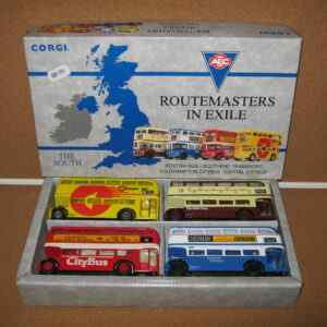 Corgi 97074 Routemasters in Exile The South Set of 4 Buses 1:64 Scale
