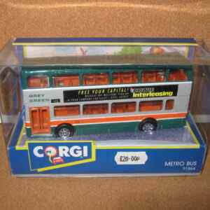 Corgi 91864 Metro Bus Grey Green Cowie Interleasing 1:64 Scale