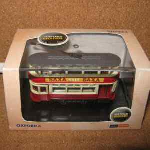 Oxford Diecast NTR001 London Transport Tram (Omnibus) N Gauge