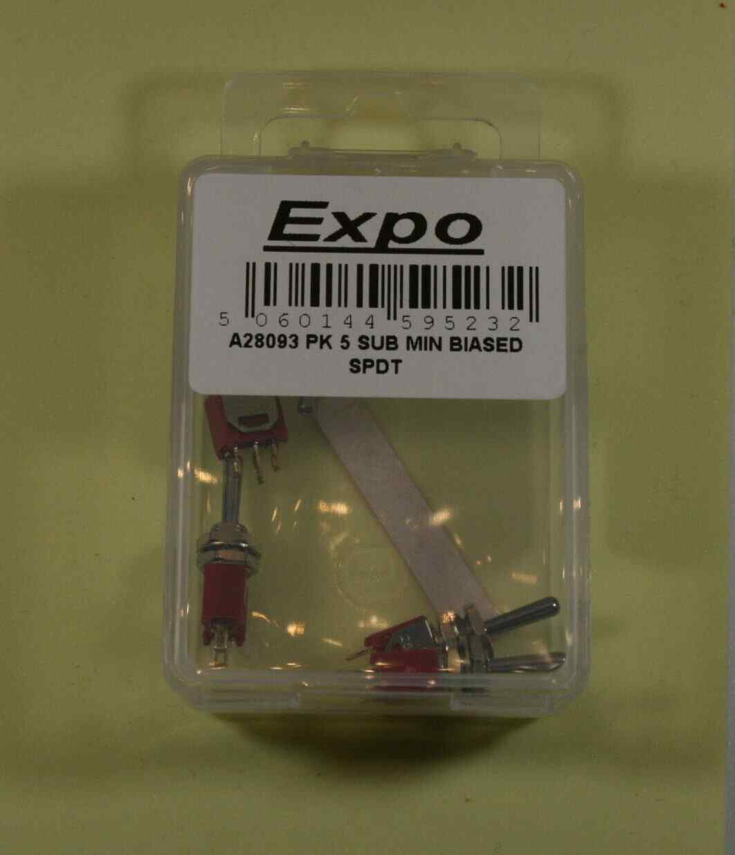 Expo A28093 PK 5 SUB MIN Biased SPDT Switch 1 Expo A28093 PK 5 SUB MIN Biased SPDT Switch