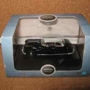Oxford Diecast 76ATL003 Austin Atlantic Saloon Black / Grey (Gaydon) (Automobile) 1:76 Scale