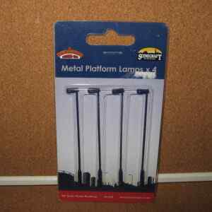 Bachmann Scenecraft 44-543 Metal Platform Lamps x4 OO Scale