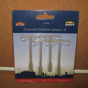 Bachmann Scenecraft 44-542 Concrete Platform Lamps x4 OO Scale