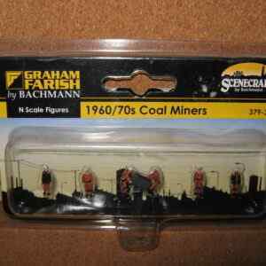 Graham Farish 379-313 1960/70s Coal Miners N Scale Figures