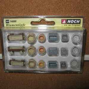 Noch 14886 Flowerpots HO Scale