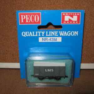 Peco NR-43M Box Van Standard Type LMS Light Grey Pre-Owned