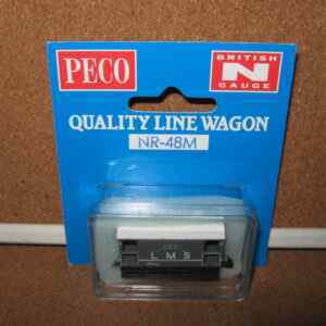 Peco NR-48M Brake Van LMS Light Grey Pre-Owned