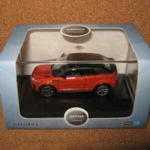 Oxford Diecast 76RREC001 Range Rover Evoque Convertible Phoenix Orange (Automobile) 1:76 Scale