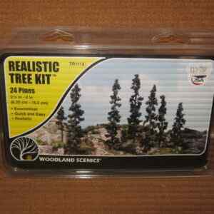 Woodland Scenics TR1113 Realistic Tree Kit 24 Pines