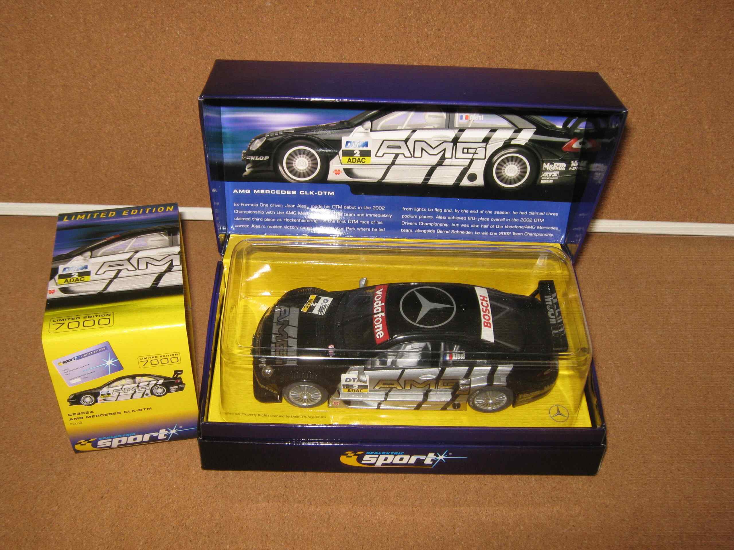 De 1:43 Diecast Modelcar van de Mercedes-Benz CLK, Team Muecke