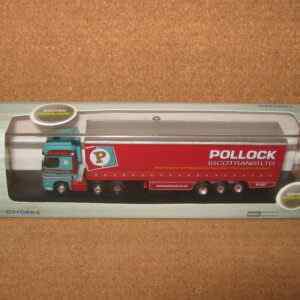 Oxford Diecast NMB002 Mercedes Actros Curtainside Pollock (Haulage) N Gauge