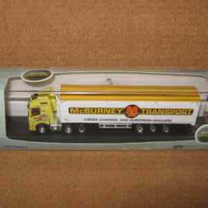 Oxford Diecast NVOL4008 Volvo FH4 Walking Floor McBurney (Haulage) N Gauge