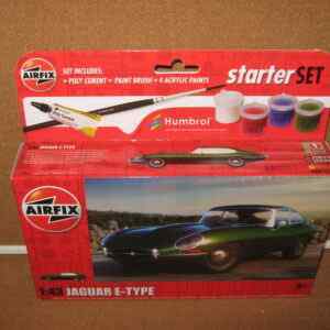 Airfix A55009 Jaguar E-Type Starter Set 1/72 Scale