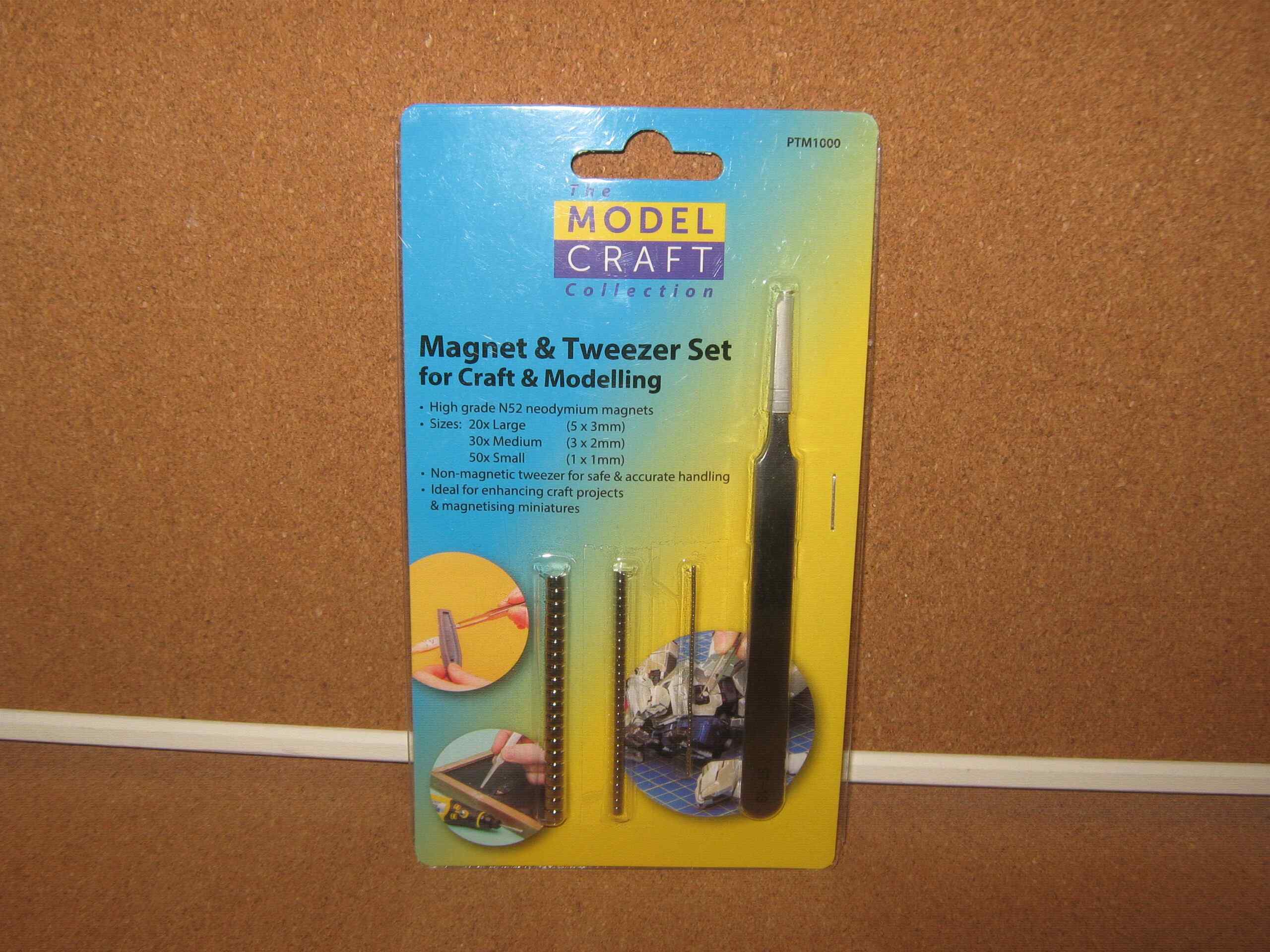 Model Craft PTM1000 Magnet & Tweezer Set for Craft & Modelling 1 Model Craft PTM1000 Magnet & Tweezer Set for Craft & Modelling