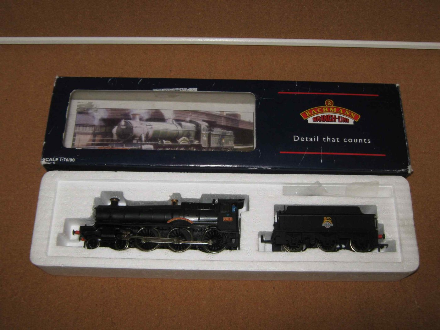 Bachmann 31-307 Manor 7813 "Freshford Manor" BR Black Early Emblem Pre-Owned 1 Bachmann 31-307 Manor 7813 "Freshford Manor" BR Black Early Emblem Pre-Owned
