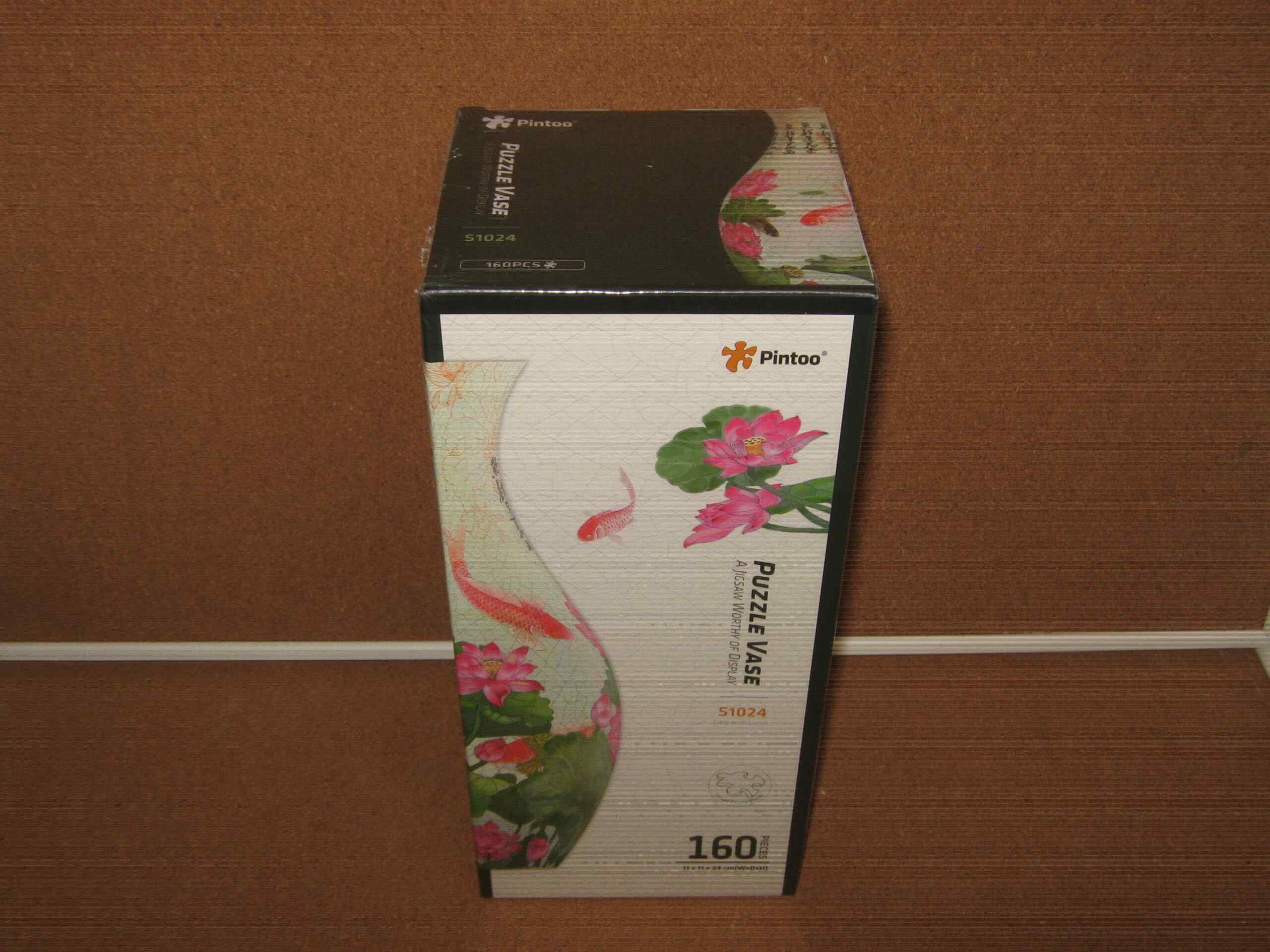 Pintoo S1024 Puzzle Vase "Carp with Lotus" Waterproof Jigsaw 1 Pintoo S1024 Puzzle Vase "Carp with Lotus" Waterproof Jigsaw