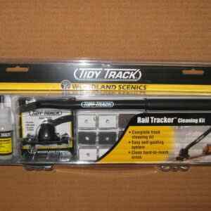 Tidy Track TT4550 Rail Tracker Cleaning Kit N, 009, HO/OO, O Scale by Woodland Scenics