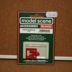 Peco Model Scene 5191 Post Boxes (9) N Gauge