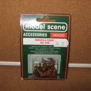 Peco Model Scene 5105 Horses & Ponies OO/HO