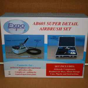 Expo AB605 Super Detail Airbrush Cased Set