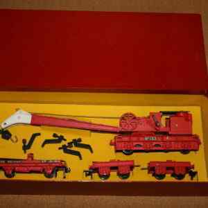 Hornby-Dublo 4620 75Ton Breakdown Crane with Match Trucks and Screw Jacks Pre-Owned