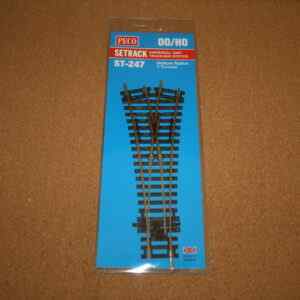 Peco Setrack ST-247 Medium Radius Y Turnout Code 100 OO/HO Gauge