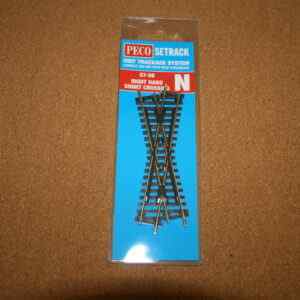 Peco Setrack ST-50 Right Hand Short Crossing N Gauge