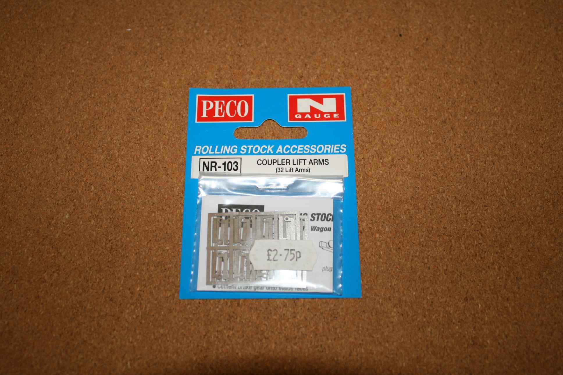 Peco NR-103 Coupler Lift Arms (32 Life Arms) N Gauge 1 Peco NR-103 Coupler Lift Arms (32 Life Arms) N Gauge
