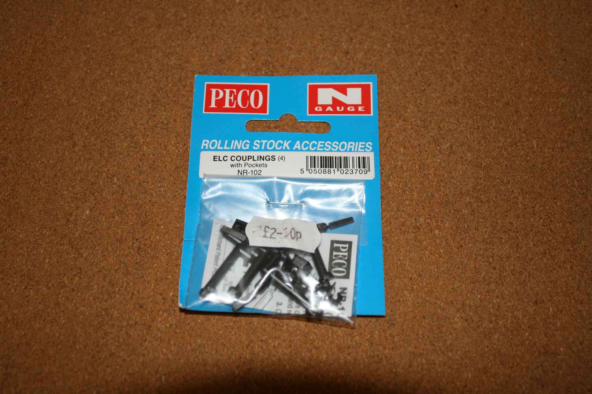 Peco NR-102 ELC Coupling's with Pockets (4 Per Pack) N Gauge 1 Peco NR-102 ELC Coupling's with Pockets (4 Per Pack) N Gauge