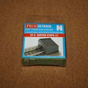 Peco Setrack ST-8 Buffer Stops (2 Per Pack) N Gauge