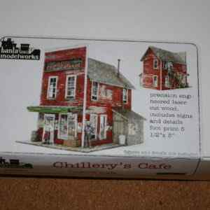 Banta Modelworks #6090 Chillery's Cafe On30/O Scale Laser Cut Wood Model